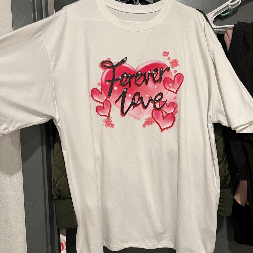 Airbrushed Pink Graphic Tee